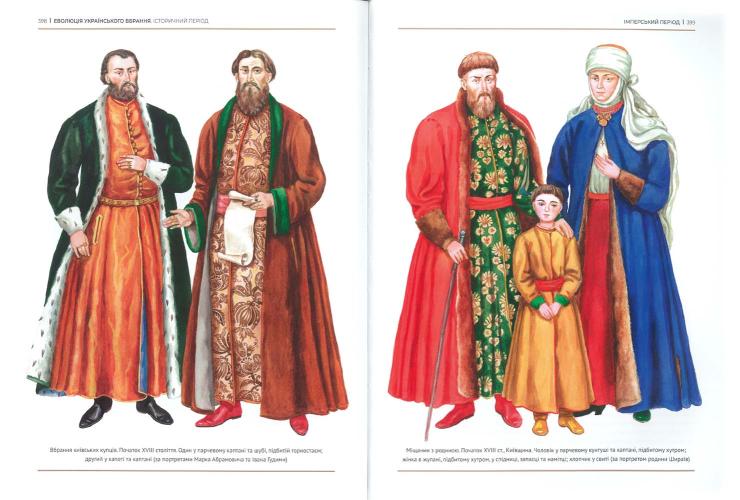 The evolution of Ukrainian costume. Pages from history